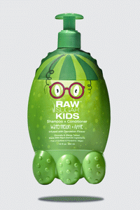 Raw Sugar Watermelon + Apple Monster bottle is ready for take off with an animated spinning pump top