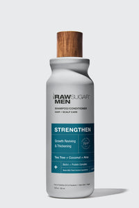 Men's 2-in-1 Shampoo & Conditioner 18 oz | Strengthen: Growth Reviving & Thickening | Tea Tree + Coconut + Aloe