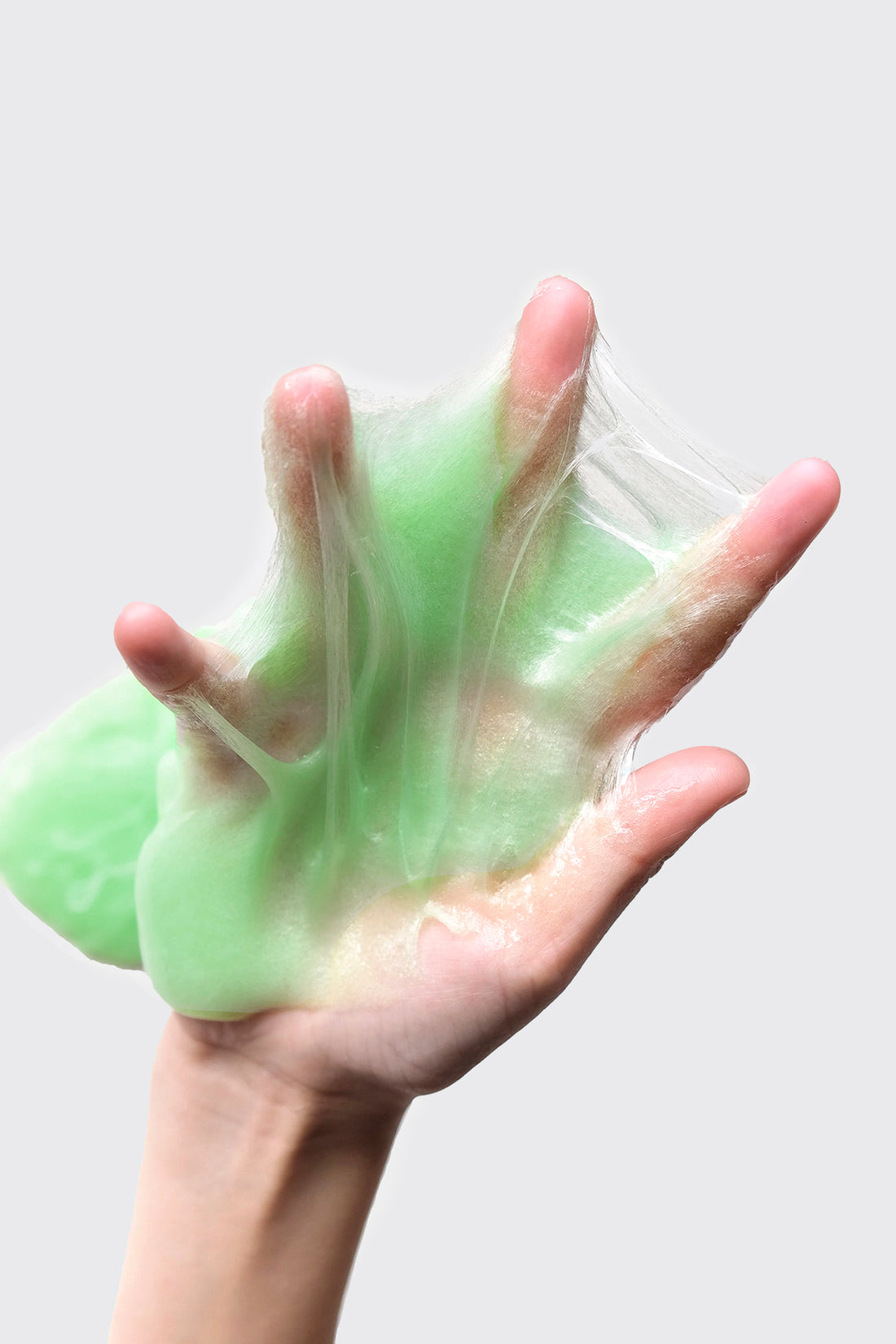 Hand with Gooey Green Slime 